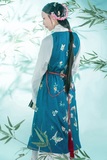 绣花长比甲